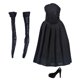 thumbnail image 3 of Vestido Sin Tirantes A Escala 1/6 Y Zapatos De Tacones Altos Para Figura De Acción Femenina De 12 '', 3 of 3