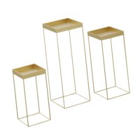 Magideal - Soporte Para Magdalenas De 3 Piezas, Decoración De Exhibición De Postres, Regalos, Bandeja Para Servir, Estante Elevador Para Magdalenas Para El Hogar Oro