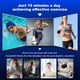 thumbnail image 5 of Cinturón de fitness para tonificar los músculos abdominales Allwolf Black, 5 of 6