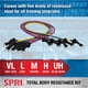 thumbnail image 4 of Kit de bandas de resistencia SPRI para entrenamiento con 5 bandas, 4 of 6