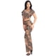 thumbnail image 3 of Conjunto de Top Corto con Estampado de Cebra y Pantalón Palazzo, 3 of 6