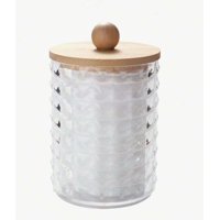 Oem - Caja De Hisopo Algodon Bombonera Decoracion Vidrio Cristal