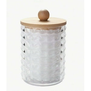 Oem - Caja De Hisopo Algodon Bombonera Decoracion Vidrio Cristal