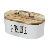 Bothyi - Caja De Almacenamiento De Escritorio De Madera, Caja De Joyería De Moda Para Baño, Mesa, Dormitorio, B Blanco