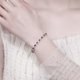 thumbnail image 5 of Pulseras Clásicas de Rubí Creado con Corte Ovalado Chapadas en Oro de 18K para Mujer Pulsera de Tenis de Plata Esterlina S925 para Esposa 6-7.5 Pulgadas, 5 of 5