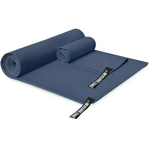 Veat00L - Set De 2 Toallas De Microfibra De Secado Rápido Para Deportes Y Gimnasio (76 * 152 Cm + 40 * 80 Cm)