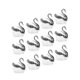 thumbnail image 1 of 12 Piezas Caja De Regalo De Boda Caja De Galletas Para Centro De Mesa De San Valentín Dama De Honor Plata, 1 of 5
