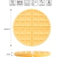 thumbnail image 4 of Salvamanteles de silicona, salvamanteles de silicona para ollas y sartenes calientes, soporte para ollas resistente al calor para mesa y encimera, waffle,, 4 of 6