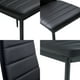 thumbnail image 5 of Comedor Mesa Vidrio 75x80x150 6 Sillas Pu Negro, 5 of 6