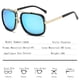 thumbnail image 5 of Gafas de sol de moda europeas y americanas con el mismo estilo, montura de metal, doble haz, personalidad, montura grande, gafas de sol vintage, 5 of 5