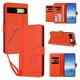 thumbnail image 2 of Funda Cartera Trébol para Google Pixel 8A con Ranuras Tarjetas y Carga Inalámbrica Naranja, 2 of 6