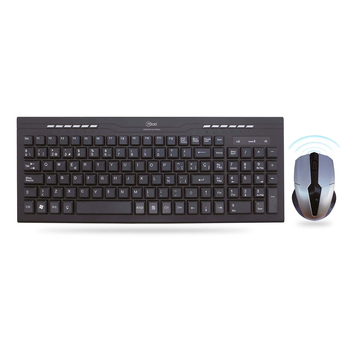 Mlab - Kit Wireless Teclado + Mouse Inalámbrico