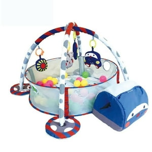 Clickdescuento - Alfombra Gimnasio 3 En 1 De Estimulacion Para Bebe Azul M
