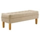 thumbnail image 2 of Banqueta Wood 2c Felpa 04 Beige, 2 of 4