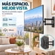 thumbnail image 1 of Soporte TV Muro Articulado 32-55 Pulgadas Acero Negro con Kit Tornillos, 1 of 6
