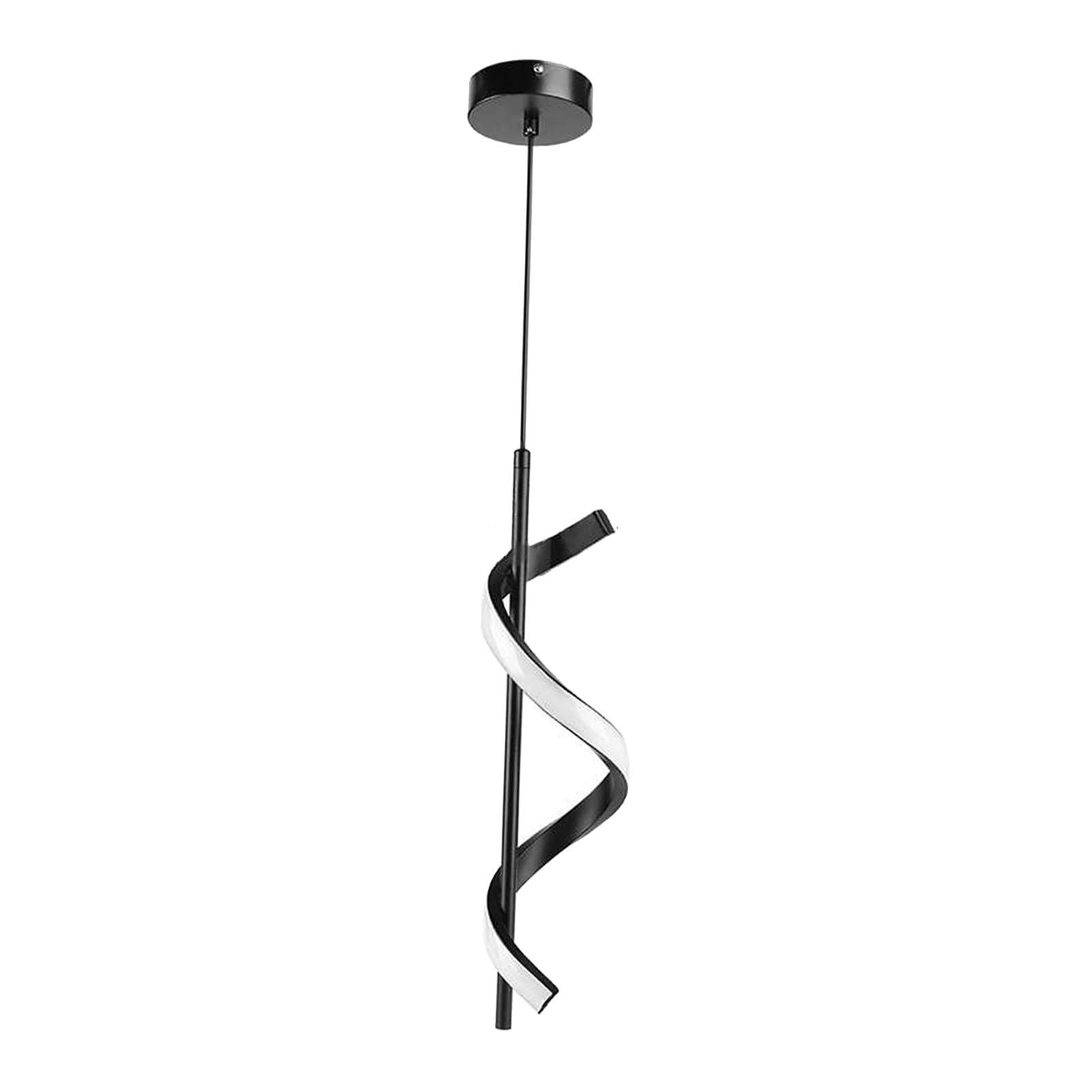 Ioensy - Lámpara Colgante Led, Lámpara De Araña, Luz De Techo En Espiral Para Restaurante, Bar, Luz Cálida