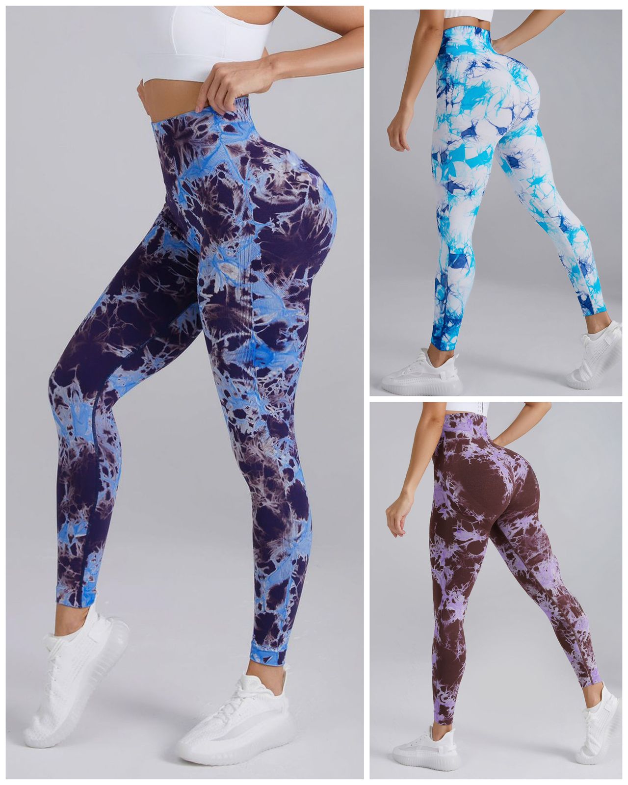 Flix Line - Pack 3 Calzas Deportivas Mujer Push Up Calidad Premium