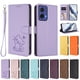 thumbnail image 3 of Funda Billetera con Relieve de Gato para Motorola MOTO G85 5G, Lila Claro, 3 of 6