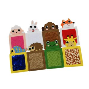 Bothyi - 8X Paneles De Pared Sensoriales Texturizados Con Tapetes Sensoriales Para Guarderías De Entrenamiento Preescolar