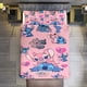 thumbnail image 1 of 3 Pieces Love Stitch And Angel Bedding Comforter Set Full with 2 Pillowcases for Kids Teens Girls Women Microfiber Easy Wash Light Breathable Cozy White Base Bed Sheets, 1 of 5