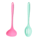 thumbnail image 1 of Juego de 2 utensilios de cocina de silicona antiadherentes, resistentes al calor y saludables., 1 of 5