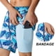 thumbnail image 4 of Bañador para hombre con forro de compresión, de secado rápido, con calzoncillo tipo bóxer, 4 of 6