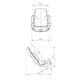thumbnail image 3 of Asiento Columpio Inclusivo Rojo Patio Parque, 3 of 3