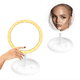 thumbnail image 2 of Espejo Maquillaje Circular Luz Led Y Base Organizador Joyas Blanco, 2 of 6