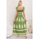 thumbnail image 3 of Maxi Vestido Largo Verano Mujer Estampado Casual Sin Mangas 3380, 3 of 3