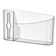 thumbnail image 4 of Soporte para bolsas de basura, montado en la pared para dispensador, soporte de diseño extraíble, diseño ligero de lujo, organizador de bolsas de come blanco, 4 of 5