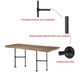 thumbnail image 5 of Pata de mesa Mdjwjj 71 cm H × 36 cm W negro - pack de 2, 5 of 7