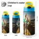 thumbnail image 2 of El Mago de la Ciudad Esmeralda Botella de Agua con Tapa Pop Top de Un Toque, Acero Inoxidable, a Prueba de Fugas, para Deportes, Botella Infantil azul 12 oz, 2 of 6