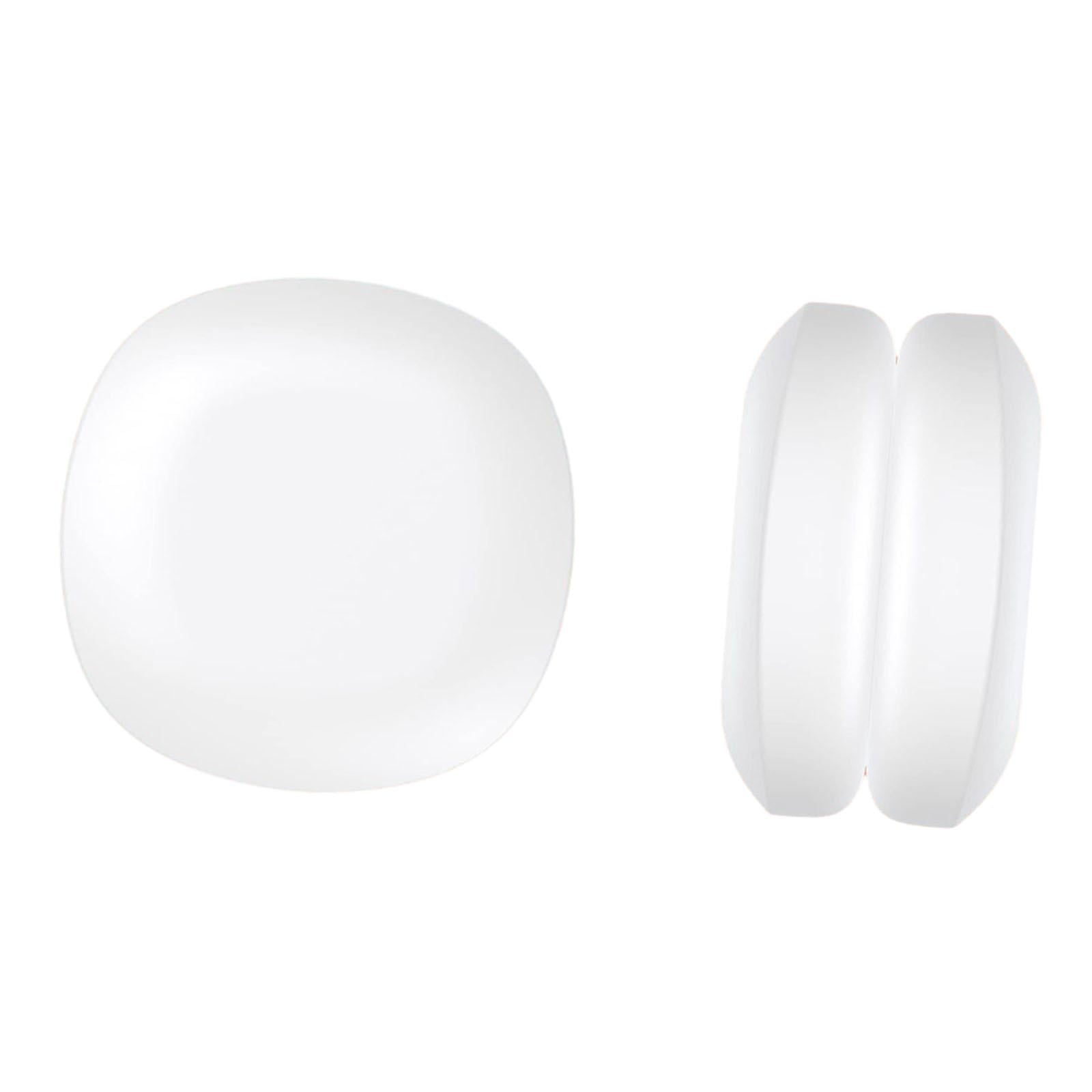 Bothyi - Pesas Magnéticas Para Cortina De Ducha, Pequeñas, Recubiertas De Goma, Para Fiestas En El Jardín Y Al Aire Libre, Color Blanco