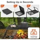 thumbnail image 3 of Parrilla Plegable Odoland Acero Rejilla 50x30cm Camping, 3 of 3