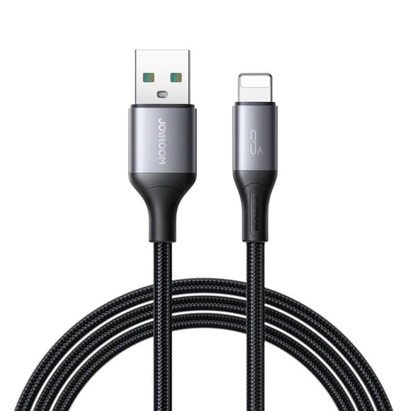 Cable USB-A a Lightning 30W Carga Rápida 1 m (Negro) - JoyRoom