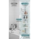 thumbnail image 5 of Esquinero Bañio Metalico Organizador Multiuso Estantes 4 Repisas Ajustable Barra Telescopica Ducha Hogar FIGOIMPORT, 5 of 10