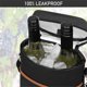 thumbnail image 5 of Bolsa transportadora de vino opux de 2 botellas, aislada e impermeable, color marrón, 5 of 9