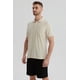 thumbnail image 2 of Polera Hombre Piqué Básica Lisa Beige - lll, 2 of 4