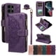 thumbnail image 1 of Para Samsung Galaxy S22 Ultra 5G Funda Tipo Billetera, 9 Ranuras para Tarjetas Bloqueo RFID Bolso Cruzado Cubierta de Cuero, Bolsillo con Cierre, Correa de Muñeca y Hombro Desmontable, Funda, 1 of 11