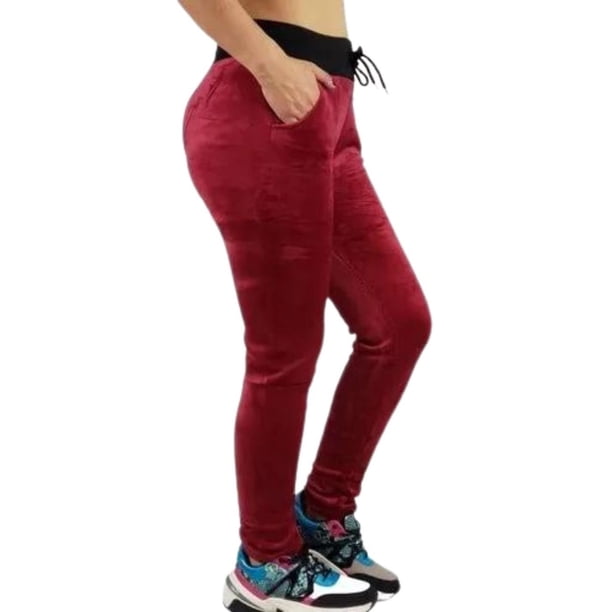 Pantalón Calza Invierno Plush Forro Piel Bolsillos 465