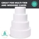 thumbnail image 5 of Cake Dummy O'CREME de poliestireno para productos horneados, redondo, 15 x 10 cm, 5 of 6