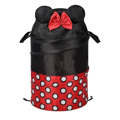 Cesta Minnie Mkf-13 Poliéster - Metal Rojo - Negro  Disney