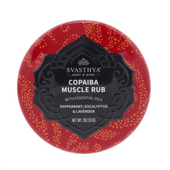 Mascarilla muscular Svasthya Body & Mind Copaiba, 60 ml, de acción rápida
