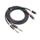 thumbnail image 4 of Rca Dual A Cable De Audio Dual De 6 35 Mm A Sólido Para Elertronic Qrgan 3m, 4 of 5
