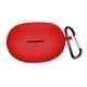thumbnail image 1 of Estuche Para Auriculares Regalos Silicona Portátil A Prueba De Golpes Con Ganchos Estuche Para Auriculares Suave Rojo, 1 of 3