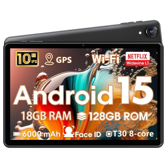 Tablet Hasskya T30 de 10" Android 15, 18 GB de RAM, 128 GB de ROM