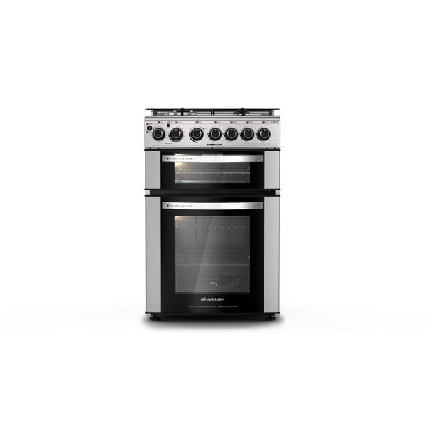 Cocina a gas doble horno híbrida CH-660DHIN Sindelen