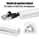 thumbnail image 4 of 3 mts Canaleta Flexible Para Cables Pisos Paredes Adhesivo Oculto, 4 of 8