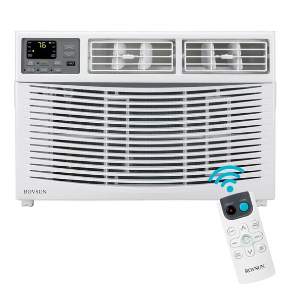 Unidad de aire acondicionado ROVSUN de 8000 BTU para ventana, 350 metros cuadrados Pies