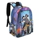 thumbnail image 2 of Suzume-theme Backpack, Campus style schoolbag Bookbag with Adjustable Shoulder Straps And Large Zip Compartment, Unisex Travel Bags.42x30x15cm, 2 of 6